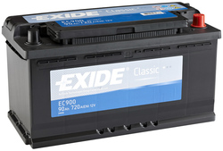 Аккумулятор автомобильный Exide EC900 90 А/ч 720А