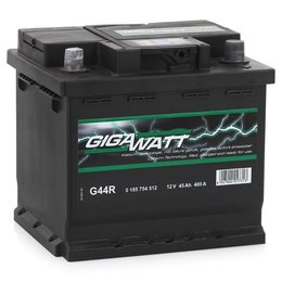 Аккумулятор автомобильный Gigawatt G44R 45А/ч 400A
