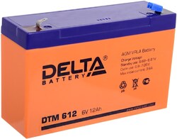 Аккумулятор Delta DTM 612 (6V / 12Ah)