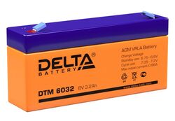 Аккумулятор Delta DTM 6032 (6V / 3.2Ah)