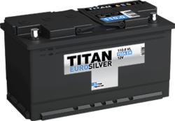 Аккумулятор автомобильный TITAN EUROSILVER 110ah 6СТ-110.0 VL