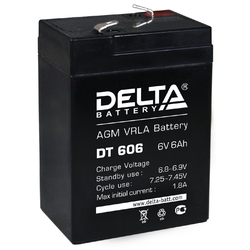 Аккумулятор Delta DT 606 (6V / 6Ah)