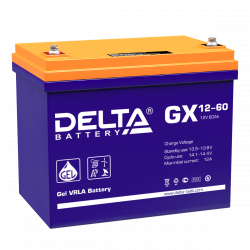Аккумулятор Delta GX 12-60 (12V / 60Ah)