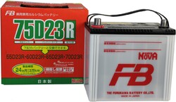 Аккумулятор автомобильный Furukawa FB Super Nova 75D23R