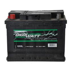 Аккумулятор автомобильный Gigawatt G55L 56А/ч 480A