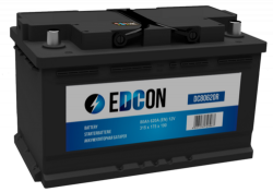 Аккумулятор автомобильный EDCON 80 а/ч 620A (DC80620R)