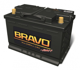 Аккумулятор Аком Bravo 74Ah 650a (L+)