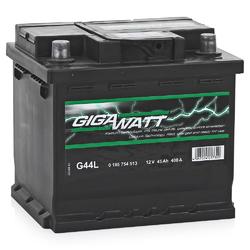 Аккумулятор автомобильный Gigawatt G44L 45А/ч 400A