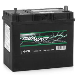 Аккумулятор автомобильный Gigawatt G45R 45А/ч 330A