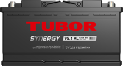 Аккумулятор автомобильный TUBOR SYNERGY 95ah 6СТ-95.1 VL