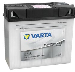 Мото аккумулятор Varta 518014015