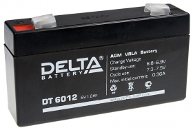 Delta DT 6012 (6V / 1.2Ah)