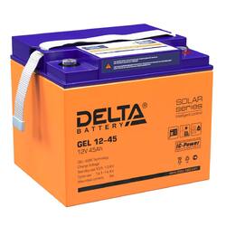 Аккумулятор Delta GEL 12-45 (12V / 45Ah)