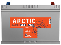 Аккумулятор автомобильный ARCTIC ASIA 95ah 6СТ-95.0 VL B01