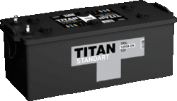 Аккумулятор грузовой TITAN STANDART 190ah 6СТ-190.3 L