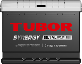 TUBOR SYNERGY 55ah 6СТ-55.1 VL