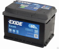 Аккумулятор автомобильный Exide EB602 60 А/ч 540А