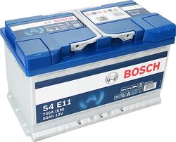 EFB Аккумулятор автомобильный Bosch S4 e11 80 а/ч 0092S4E110
