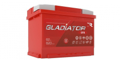 Аккумулятор автомобильный GLADIATOR EFB 62Ah 620А (Start-Stop)