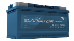 Аккумулятор автомобильный GLADIATOR dynamic 100Ah 840A прямая полярность