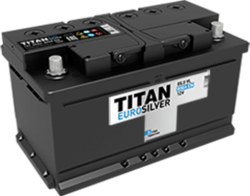 Аккумулятор автомобильный TITAN EUROSILVER 85ah 6СТ-85.0 VL (низк)