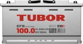 TUBOR EFB 100ah 6СТ-100.0 VL