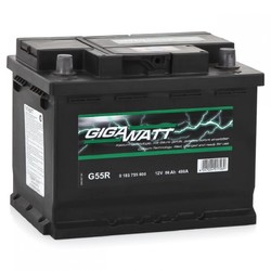 Аккумулятор автомобильный Gigawatt G55R 56А/ч 480A