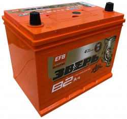Аккумулятор ЗВЕРЬ EFB Asia 6СТ-82.0 LЗУ (110D26L) 82 Ач 770A