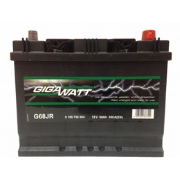 Аккумулятор автомобильный Gigawatt G68JR 68А/ч 550A