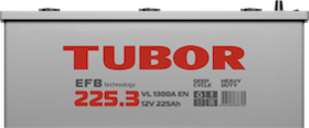TUBOR EFB 225ah 6СТ-225.3 L