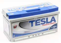 Аккумулятор автомобильный TESLA PREMIUM ENERGY 100.1 900А прямая полярность