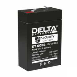 Аккумулятор Delta DT 6028 (6V / 2.8Ah)