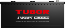 Аккумулятор грузовой TUBOR STANDART 190ah 6СТ-190.4 L
