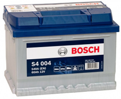 Аккумулятор автомобильный Bosch S4 004 60 а/ч 0092S40040