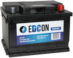Аккумулятор автомобильный EDCON 60 а/ч 540A (DC60540R1)