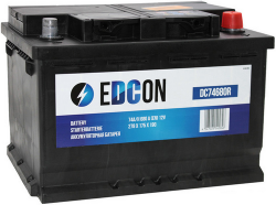 Аккумулятор автомобильный EDCON 74 а/ч 680A (DC74680R)