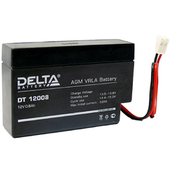 Аккумулятор Delta DT 12008 (T9) (12V / 0.8Ah)
