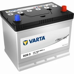 VARTA Стандарт D26-3 75ah/680a, 6СТ-75.0