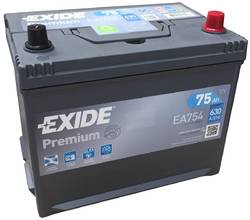 Аккумулятор автомобильный Exide EA754 75 А/ч 630А