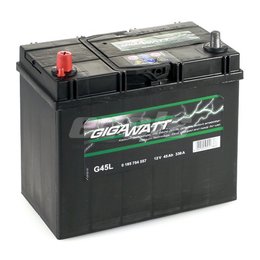 Аккумулятор автомобильный Gigawatt G45L 45А/ч 330A