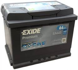 Аккумулятор автомобильный Exide EA640 64 А/ч 640А