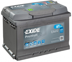 Аккумулятор автомобильный Exide EA612 61 А/ч 600 А