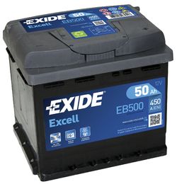 Аккумулятор автомобильный Exide EB500 50 А/ч 450А