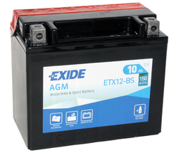 Аккумулятор мото Exide ETX12-BS