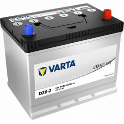 Аккумулятор VARTA Стандарт D26-2 70ah/620a, 6СТ-70.0