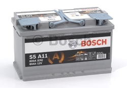 AGM Аккумулятор автомобильный Bosch S5 a11 80 а/ч 0092S5A110