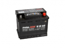 Аккумулятор автомобильный MOLL AGM 60Ah 640A
